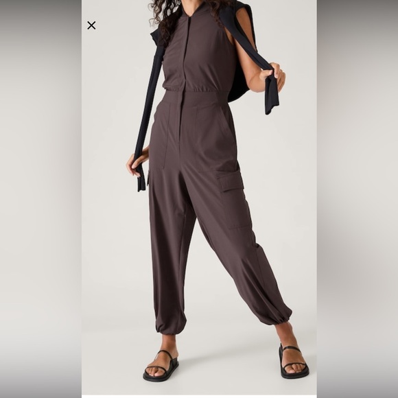 Athleta Brooklyn utility jumpsuit - Picture 5 of 6